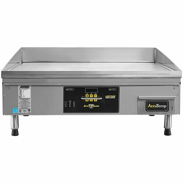 Accutemp AccuSteam 36in x 30in Electric Griddle - 208V 14.25 kw 989EG083A36T